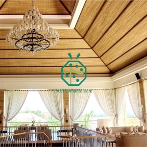 Thailand Plastic Bamboo Ceiling Mat For Interior Decoration
