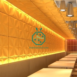 PVC 3D Wall Tiles for Restaurant Decoration