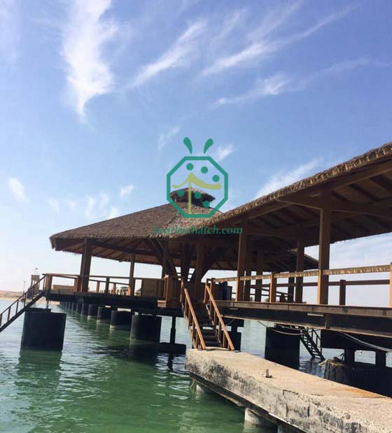 Qatar Thatched Roofing Project for Waterfront Park