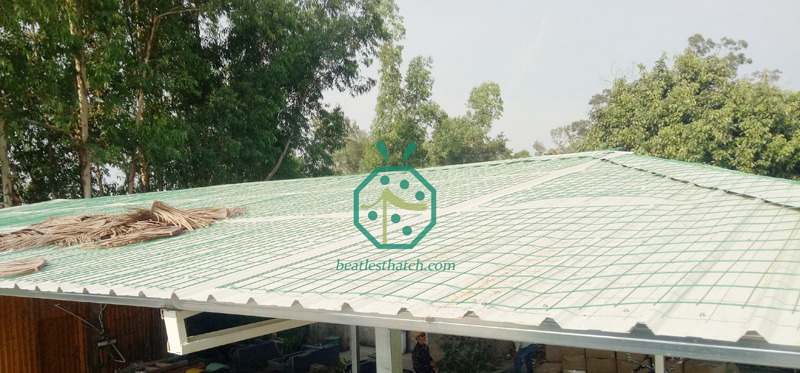 Corrugated Steel Panel To Cover With Thatched Roof