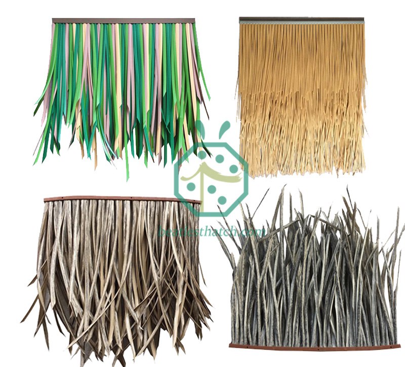 Various different cost artificial fiber thatch roof