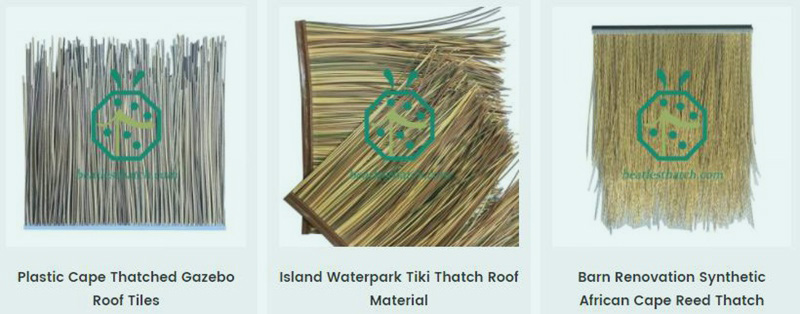 Synthetic Reed Rod Thatch For Tiki Hut in UAE