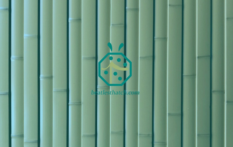 Plastic Bamboo Panels For Bali Hut Interior Wall Decoration Or Outdoor Fence Screen