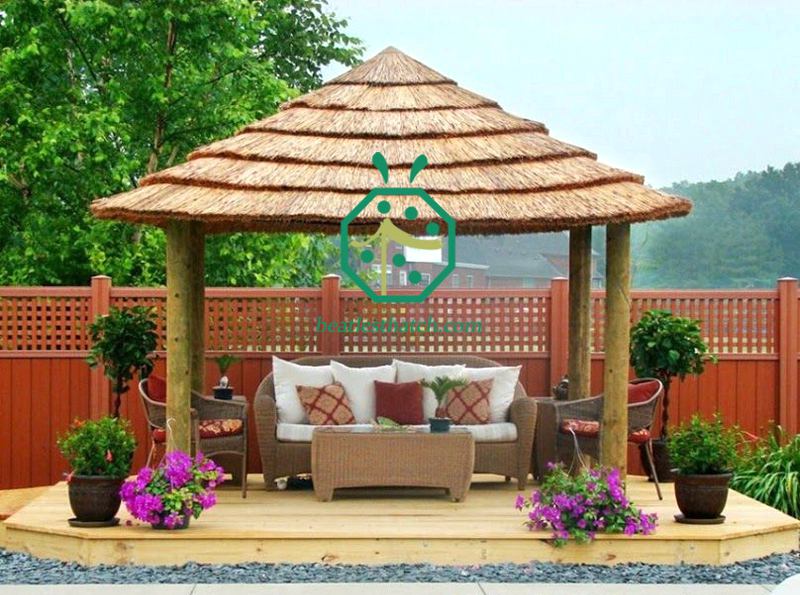 Backyard Garden Synthetic Thatched Roof Covering