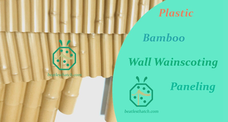 Synthetic bamboo panel for theme park, landscape design, yard, garden fence design