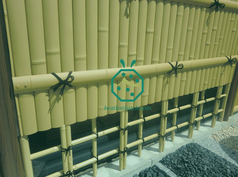 imitation bamboo fence