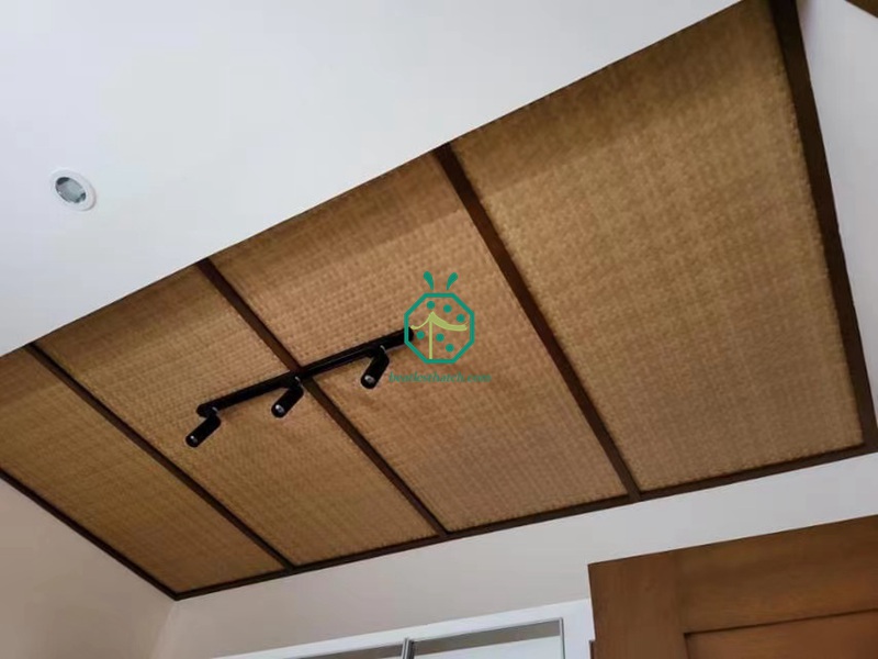 Home refurnishing bamboo ceiling