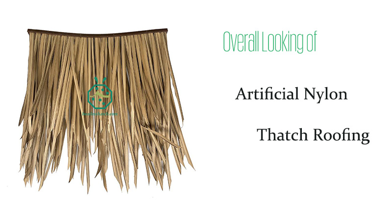 synthetic nylon thatch for gazebo roof covering