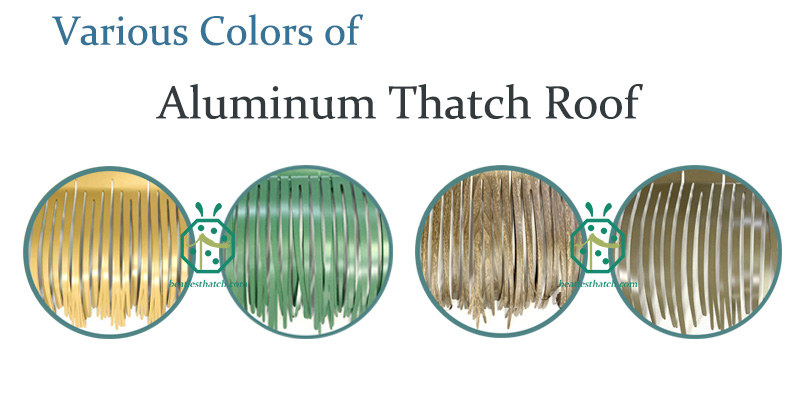 Various colors of metal thatch roof from China exporter