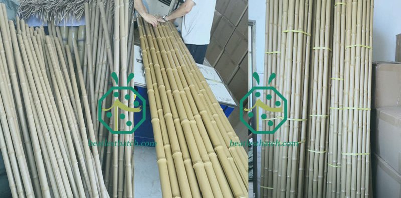 Plastic bamboo canes products packaging Plastic bamboo canes products packaging