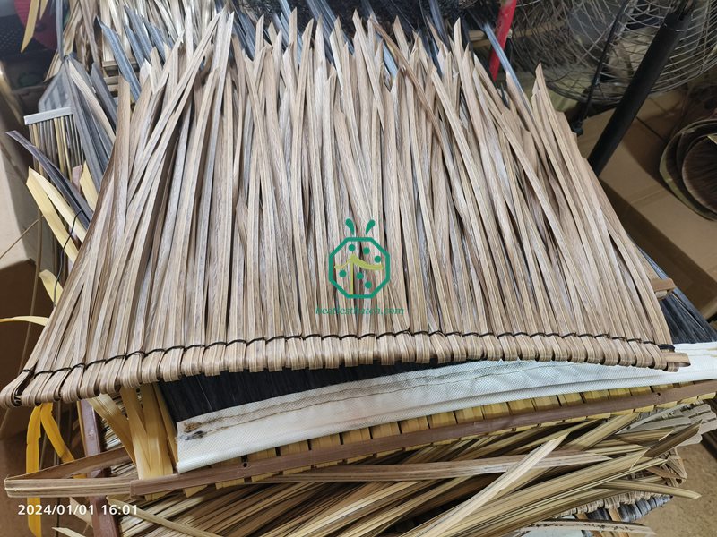Stitching craftsmanship thatch roof products for easier installation