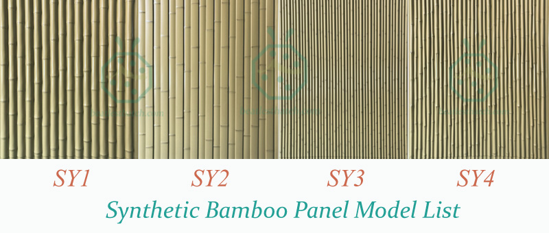 Plastic bamboo panels for wall and fence decoration Plastic bamboo panels for wall and fence decoration