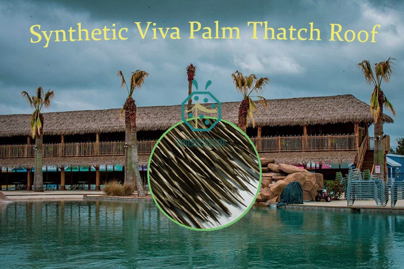 Synthetic Nipa Palm Thatch Roofing For Cottage Building Synthetic Nipa Palm Thatch Roofing For Cottage Building