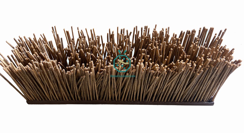 Artificial thatched roofing eave tiles for various shed structure in the park