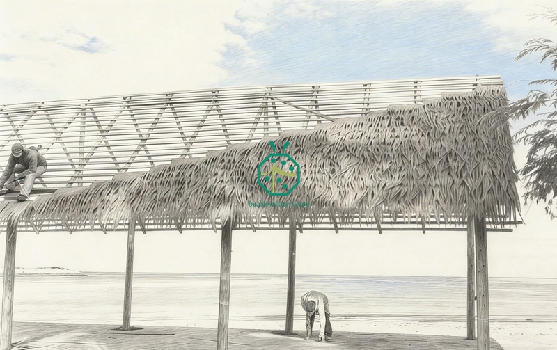 Panama Synthetic Palm Thatched Roof Project Panama Synthetic Palm Thatched Roof Project