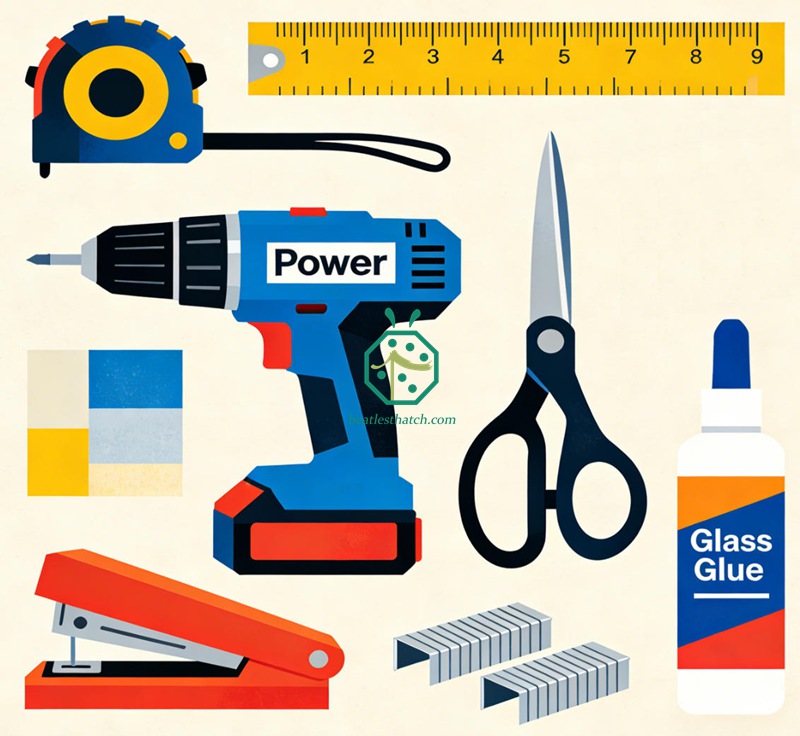 Installation Tools for Plastic Bamboo Weave Matting