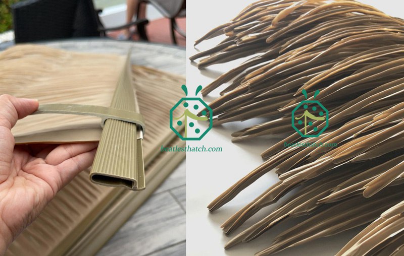 Synthetic Nipa Palm Thatch Roofing For Cottage Building Synthetic Nipa Palm Thatch Roofing For Cottage Building