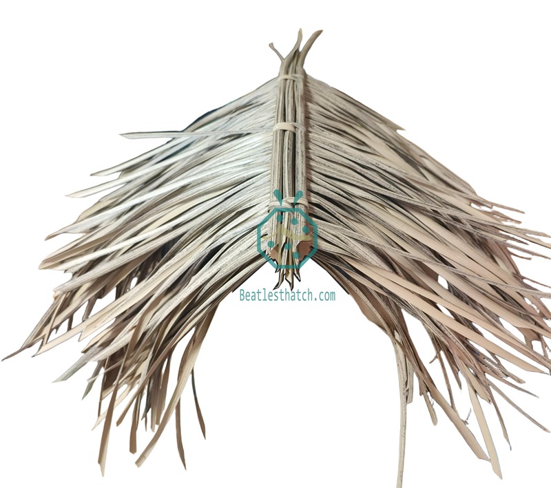 Artificial thatch roofing cover ridge tile