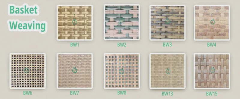 Artificial palm leaf woven panels for tiki bar wall and ceiling cover