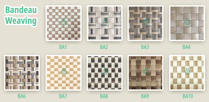 artificial bamboo woven wall covering panels