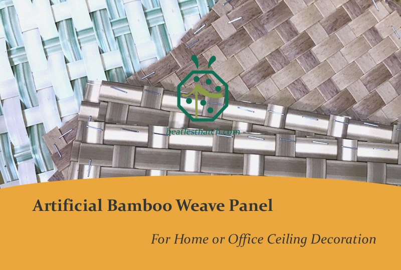 Some Synthetic Bamboo Woven Wall Facing Designs