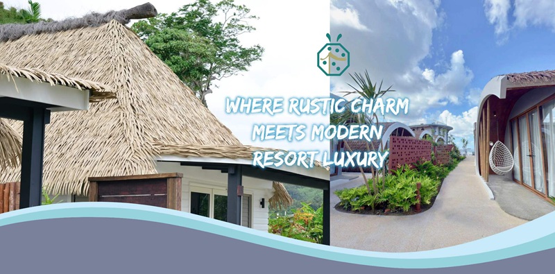 Durable artificial thatch roof tiles for beach tiki hut construction