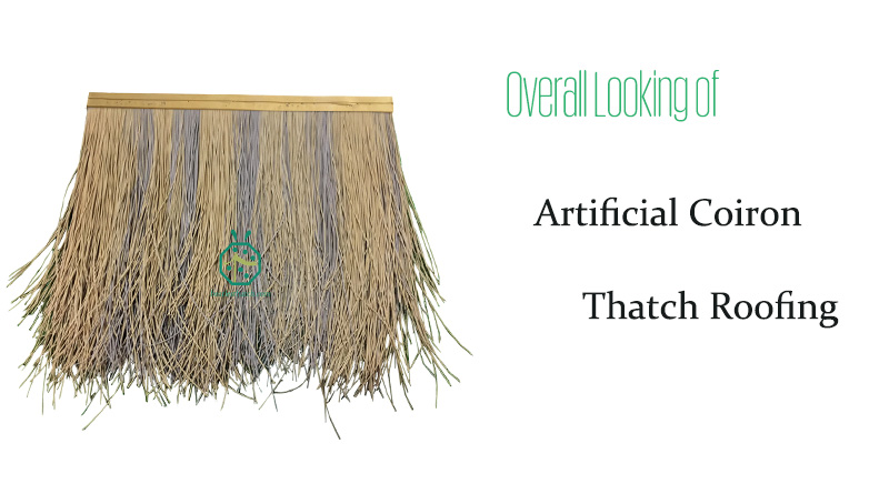 Synthetic Coiron Thatched Roof For Latin America Countries
