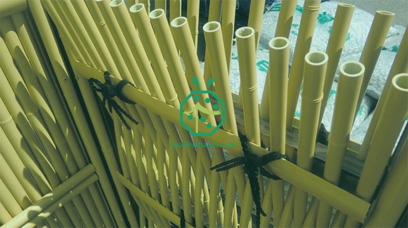 Plastic Bamboo Poles For Interior Or Outdoor Fence Screen