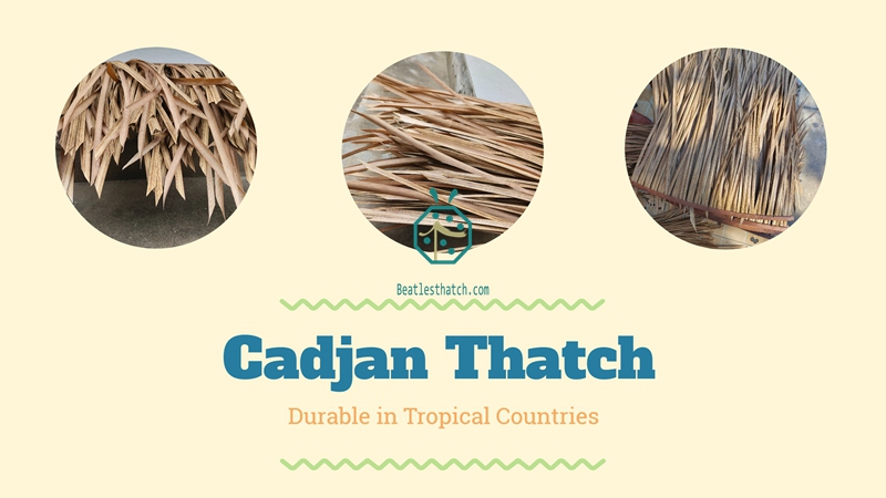 Beach hideaway resort synthetic shelter thatch roof panels