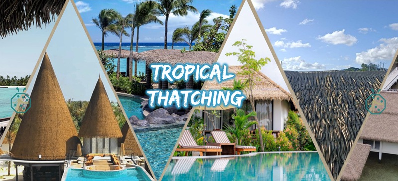 Simulated synthetic thatch grass for different wooden house roof structures Simulated synthetic thatch grass for different wooden house roof structures