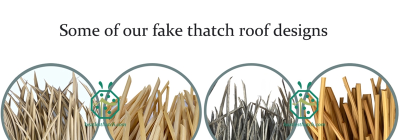 Beach hideaway resort synthetic shelter thatch roof panels Beach hideaway resort synthetic shelter thatch roof panels