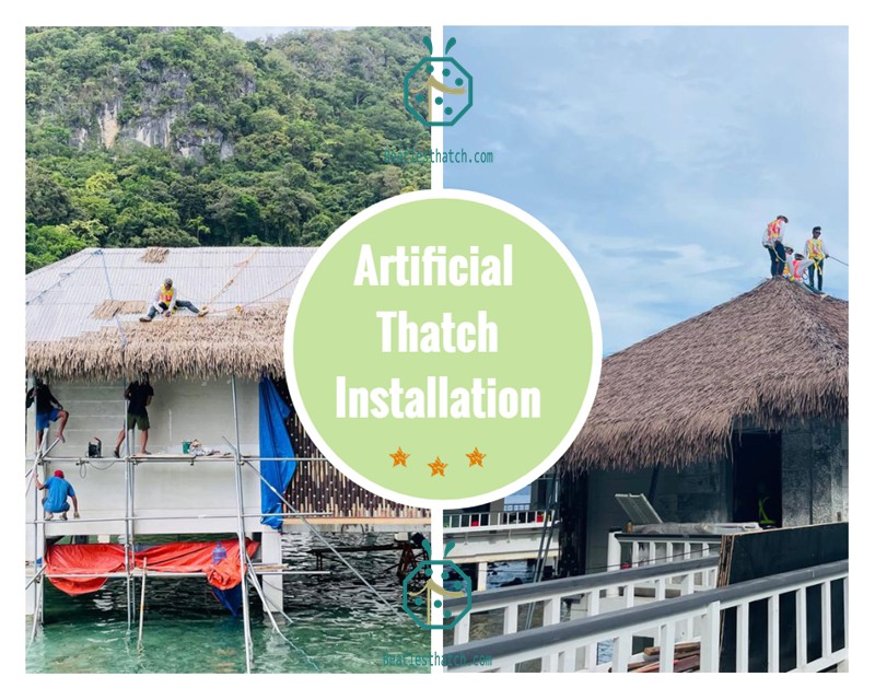 How To Thatched Chalet Roof Using Synthetic Thatch Tiles How To Thatched Chalet Roof Using Synthetic Thatch Tiles