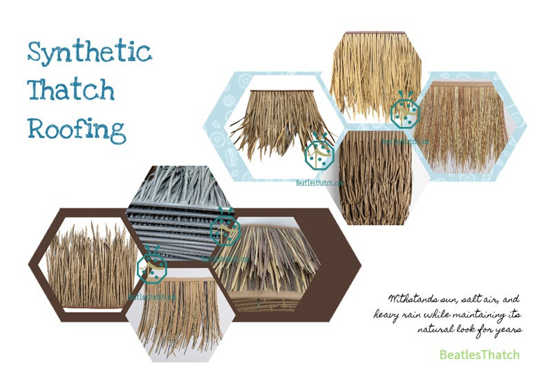 Buy synthetic thatch roof tiles from China factories