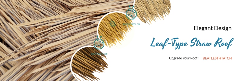 Synthetic straw thatch roof for resort hotel nipa bahay kubo roof replacement Synthetic straw thatch roof for resort hotel nipa bahay kubo roof replacement