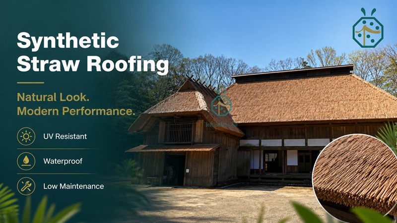 Synthetic Straw Thatch Roof