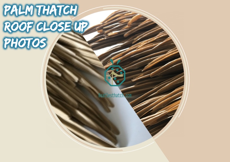 plastic palm thatch roof product