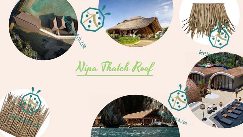 Fake thatch roof for resort hotel nipa hut construction Fake thatch roof for resort hotel nipa hut construction