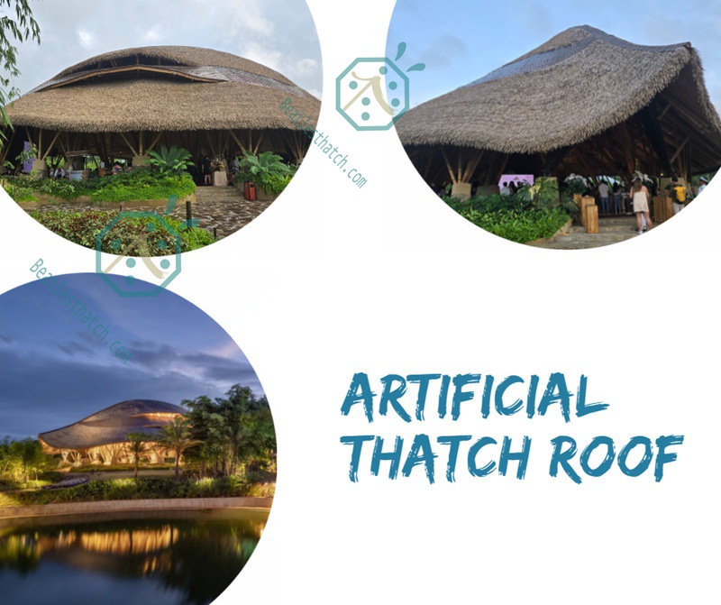 Artificial thatch roof more suitable for tiki hut construction in modern society Artificial thatch roof more suitable for tiki hut construction in modern society