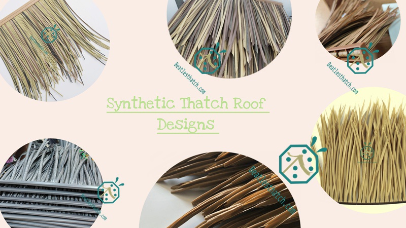 Cost-effective artificial simulated thatch roof panels for tourism industry