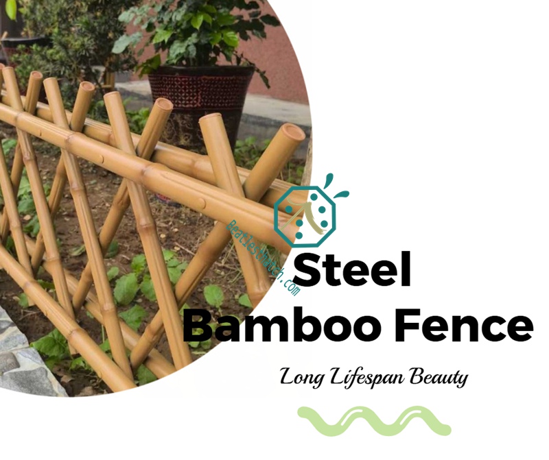 Iron bamboo fence Iron bamboo fence