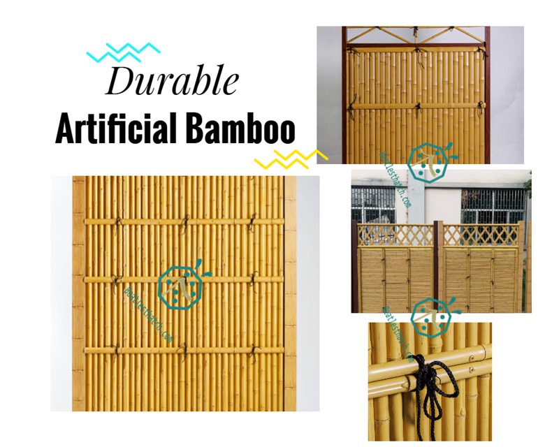 Artificial bamboo sticks for garden fence decoration Artificial bamboo sticks for garden fence decoration