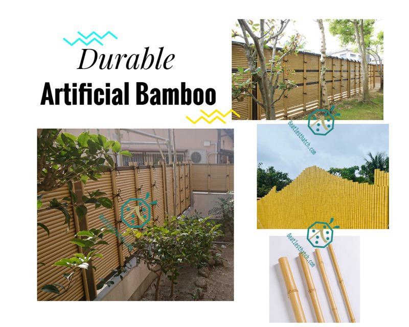Simulated bamboo sticks decoration Simulated bamboo sticks decoration