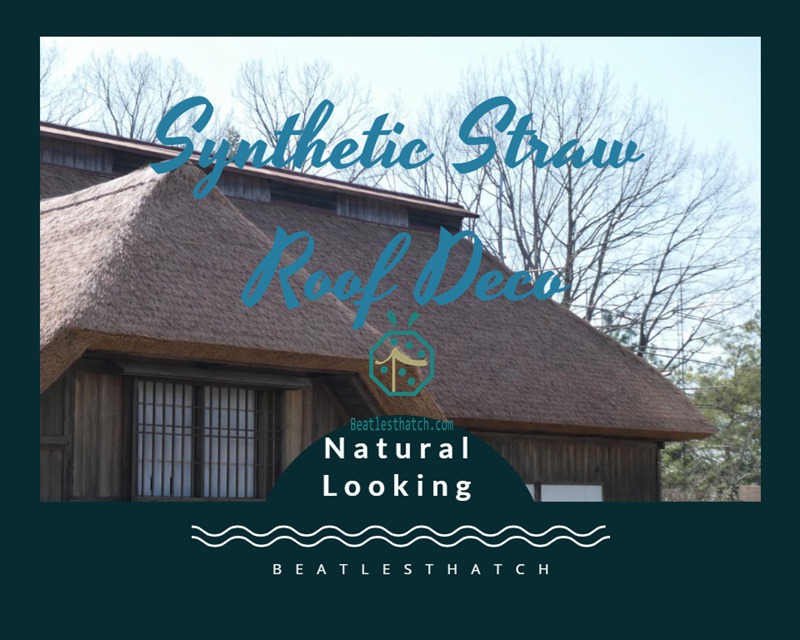 Synthetic Straw Thatch Roof for Japan Historical Cultural Heritage Village