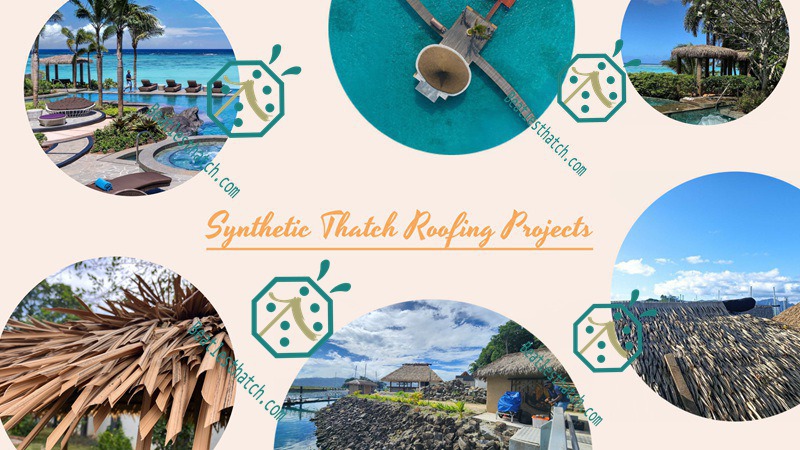 Plastic cadjan thatch roof tiles for use of various outdoor beach environment. Plastic cadjan thatch roof tiles for use of various outdoor beach environment.