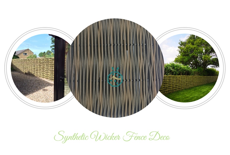 Artificial Willow Woven Screen Fence For Patio Border Artificial Willow Woven Screen Fence For Patio Border