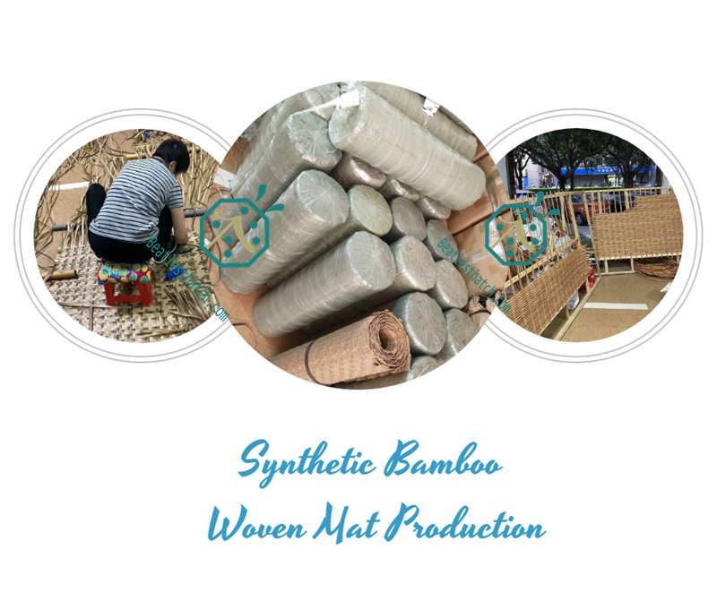 Resin rattan weave ceiling panel packing Resin rattan weave ceiling panel packing