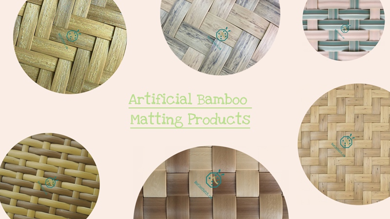 Various textures artificial bamboo woven wall panels Various textures artificial bamboo woven wall panels