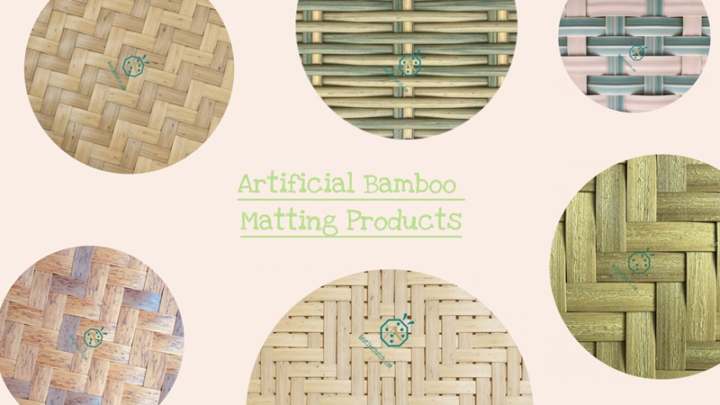 Color customizable fake bamboo woven ceiling mats Color customizable fake bamboo woven ceiling mats