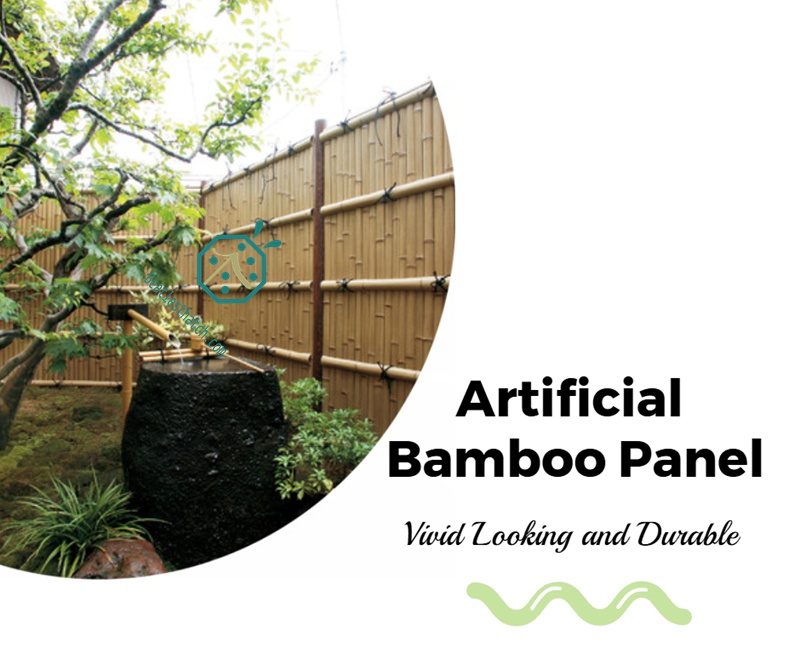 Synthetic bamboo panel garden fence designs Synthetic bamboo panel garden fence designs