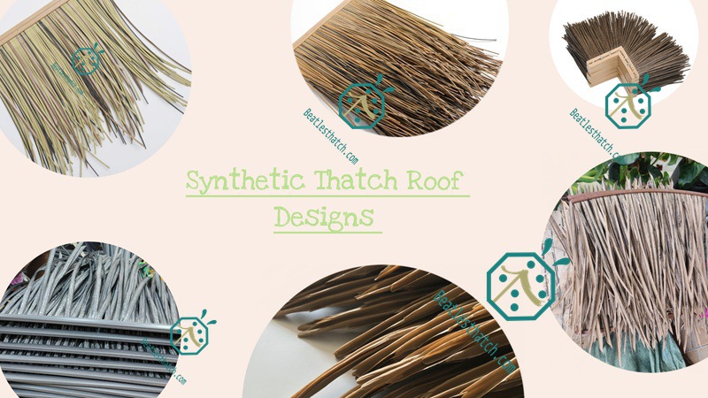 Various Designs of Artificial Thatch Roofing Tiles